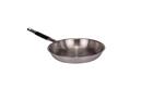 Aluinox induction frying pan in aluminium and stainless steel 28 cm