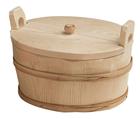 Oval potato basket with a lid - 25 x 17 cm