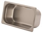 Stainless steel gastronorm container 1/3. Height: 10 cm EN-631