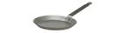 Steel crepe pan for induction hobs. 22 cm.