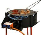 Charcoal or gas barbecue