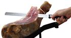 Ham knife with indentations 28 cm