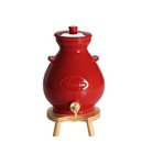 Red stoneware vinegar maker - 4.5 litres