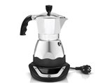 Electric Italian coffee maker with a timer - 3 cups