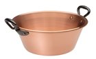 Jam basin in solid copper 3.5 litres
