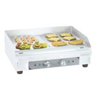Smooth griddle - grooved electric 60 cm 3600 W stainless steel