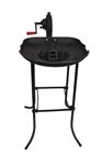 Cast iron coal forge with fan