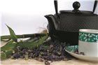 Large cast iron teapot 1.2 l black induction with stainless steel filter