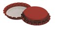 29 mm red crown caps for wine bottles