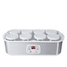 Yoghurt maker 8 jars 1.4 liter adjustable temperature and timer