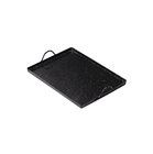 Rectangular enamelled steel plate 25x34 cm with handles all oven and barbecue lights