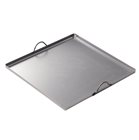 Square steel plate 40x40 cm with handles all lights, oven and barbecue