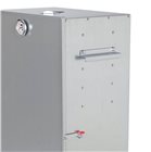 Stainless steel cold meat and fish smoker with hinged door