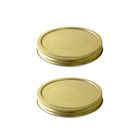 2 gold screw caps Ø86 mm for terrines Comptoir de la Conserve