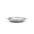 28 cm 3-layer stainless steel induction pan with removable handle made in France
