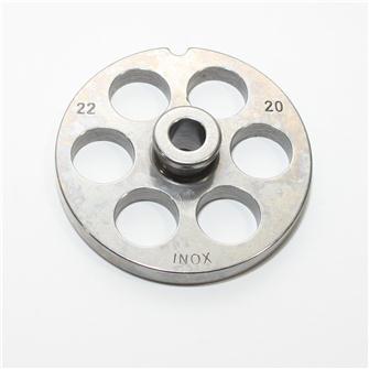 20 mm stainless steel plate for n°22 grinders