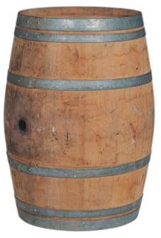 Chestnut barrel - second-hand - 225 litres