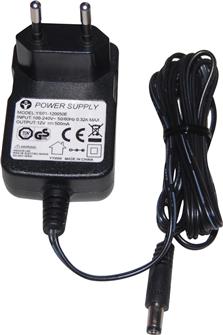 Mains plug adapter for weighing scales