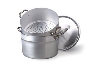 Aluminium couscous cooking pot - 24 cm - for steaming
