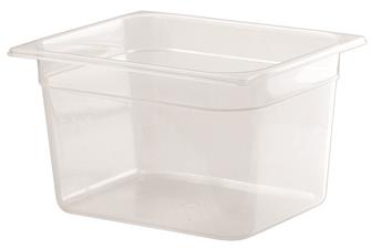 Gastronorm container 1/2 in polypropylene. Height 20 cm