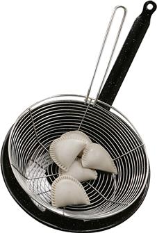 Deep frying pan with basket 28 cm