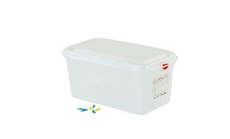 Hermetic plastic box Gastronorm 1/3. Capacity: 6 litres, Height: 15 cm