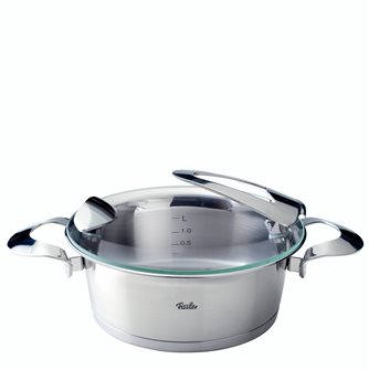 Electric Cooking Pot Set 3 Cooking Pots, 1 Stewing Pot, 1 Saucepan without Lid 5-Pieces Stainless Steel - Induction Gas Ceramic Fissler solea / Cookware-Set with Lids 