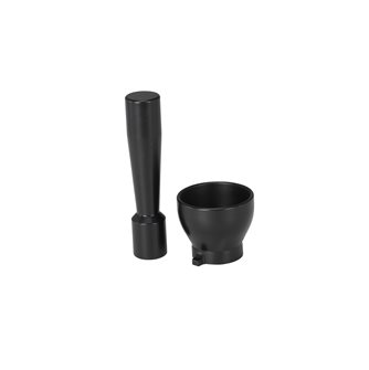 Funnel and pestle for OLIPIMAN table oil press