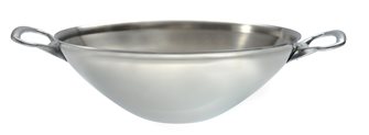 32 cm multilayer stainless steel wok
