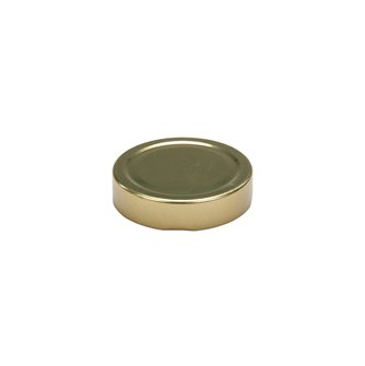 Capsule for Jar High Skirt diam 70 mm gold color by 24