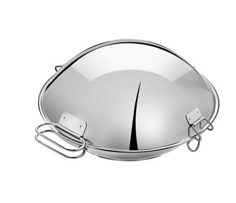 Induction stainless steel cataplana 24 cm 3 to 4 parts