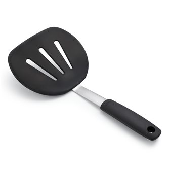 Extra-large flexible perforated spatula