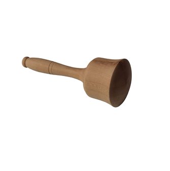 Mashed pear wood pestle 25.5 cm long made in France