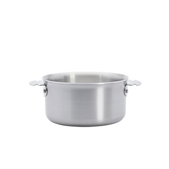 14 cm casserole removable handle 3-layer induction stainless steel made in France